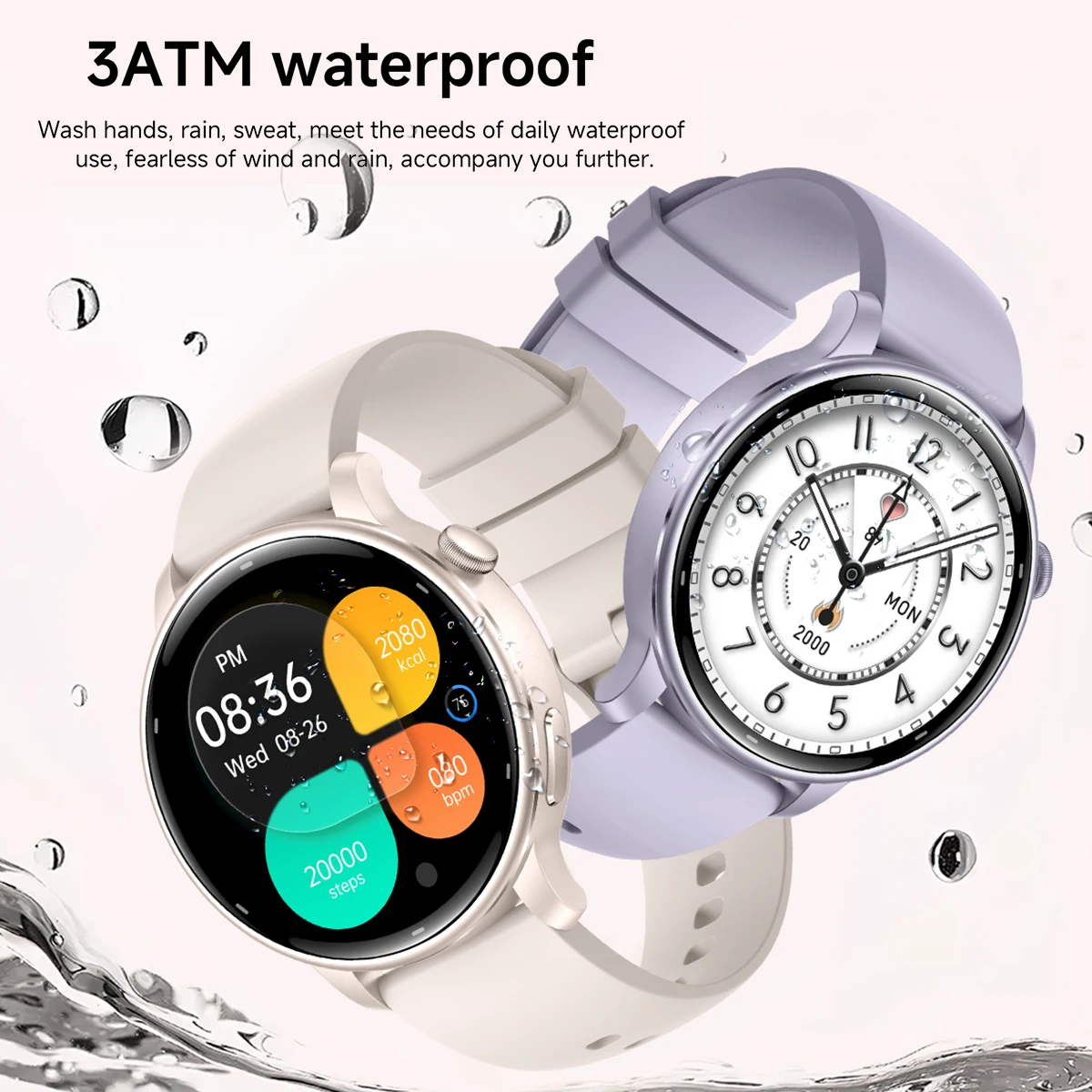 2025 جديد GPS Smartwatch النساء AMOLED HD شاشة دائما على عرض بلوتوث دعوة 30 متر مقاوم للماء ساعة رجالية لنظام أندرويد ios