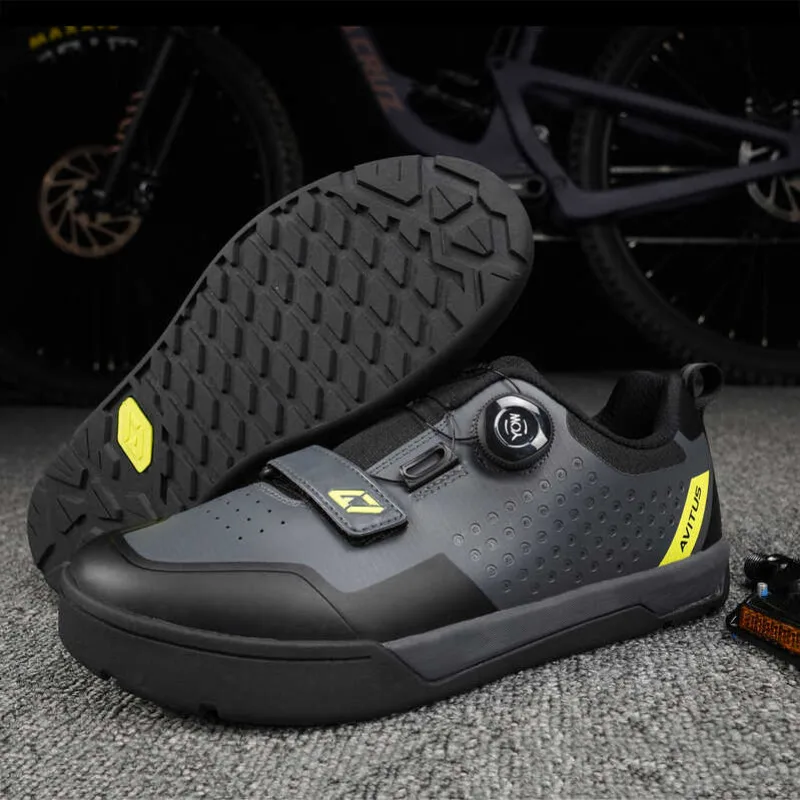 AVITUS Factory Zapatillas MTB Shoe Flat Pedal Rubber Sole for Enduro Free Ride DH Trail Riding Men Sneakers Bicyle Cycling Shoes