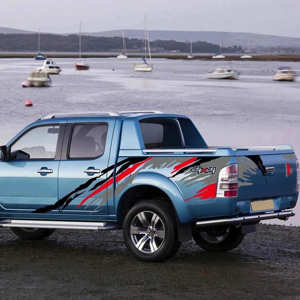 

Наклейки в стиле Spalsh для пикапов, автомобильные наклейки для Ford Ranger Raptor, Isuzu, Nissan Navara, Toyota Hilux, аксессуары для автотюнинга