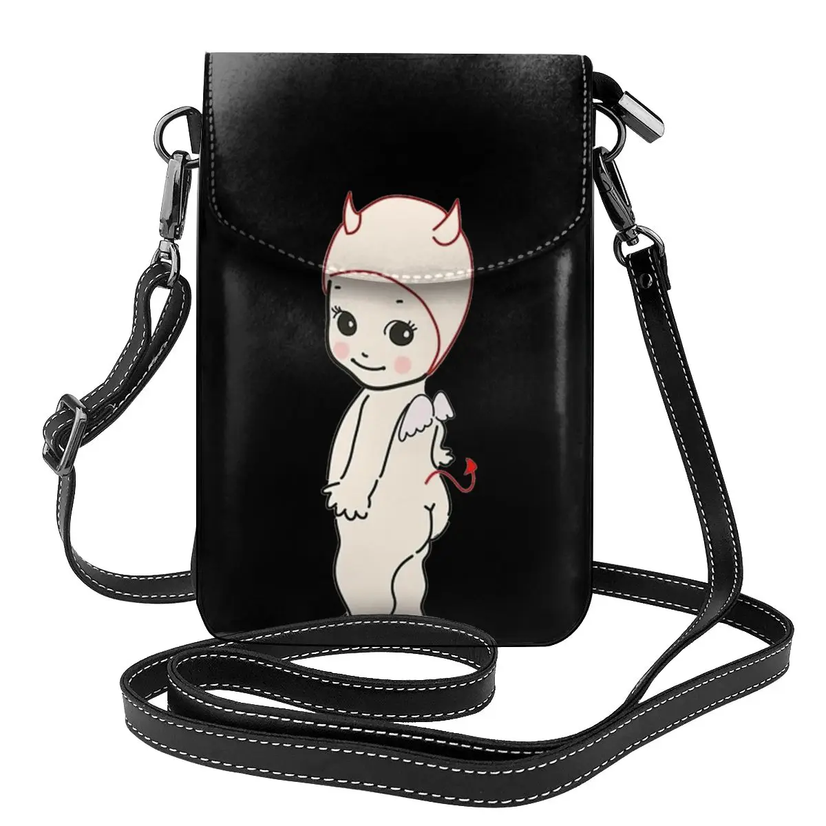 Cute Cartoon Sonny Angel Shoulder Bag Funny Leather Streetwear Women Bags Female Gift Purse