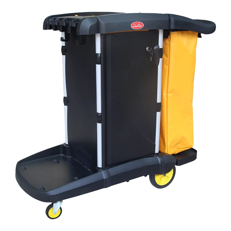 

Berserk Pp Cleaning Carts Push Cart Room Hotel Multifunctuonal Trolley Cart