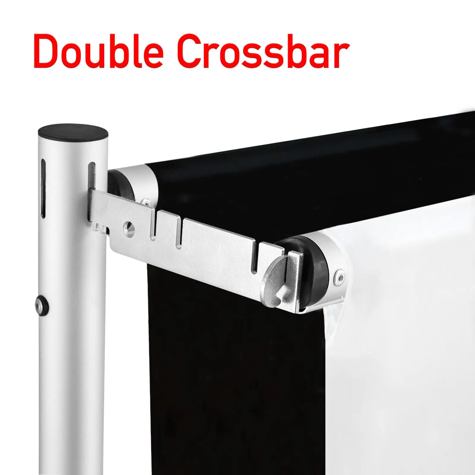 Double Backdrop Stand Heavy Duty,10x10ft Double bar Pipe and Drape Stand, Adjustable Aluminium Flower Wall Backdrop