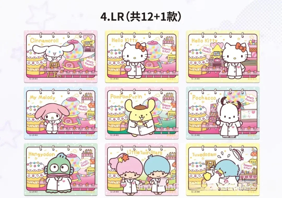 Sanrio "Shiny Dream" Sammelkarten Booster Box Niedliche Kawaii Sammelkarten mit Hello Kitty, Kuromi & Freunden TCG für Kinder & Fans – Detail 5