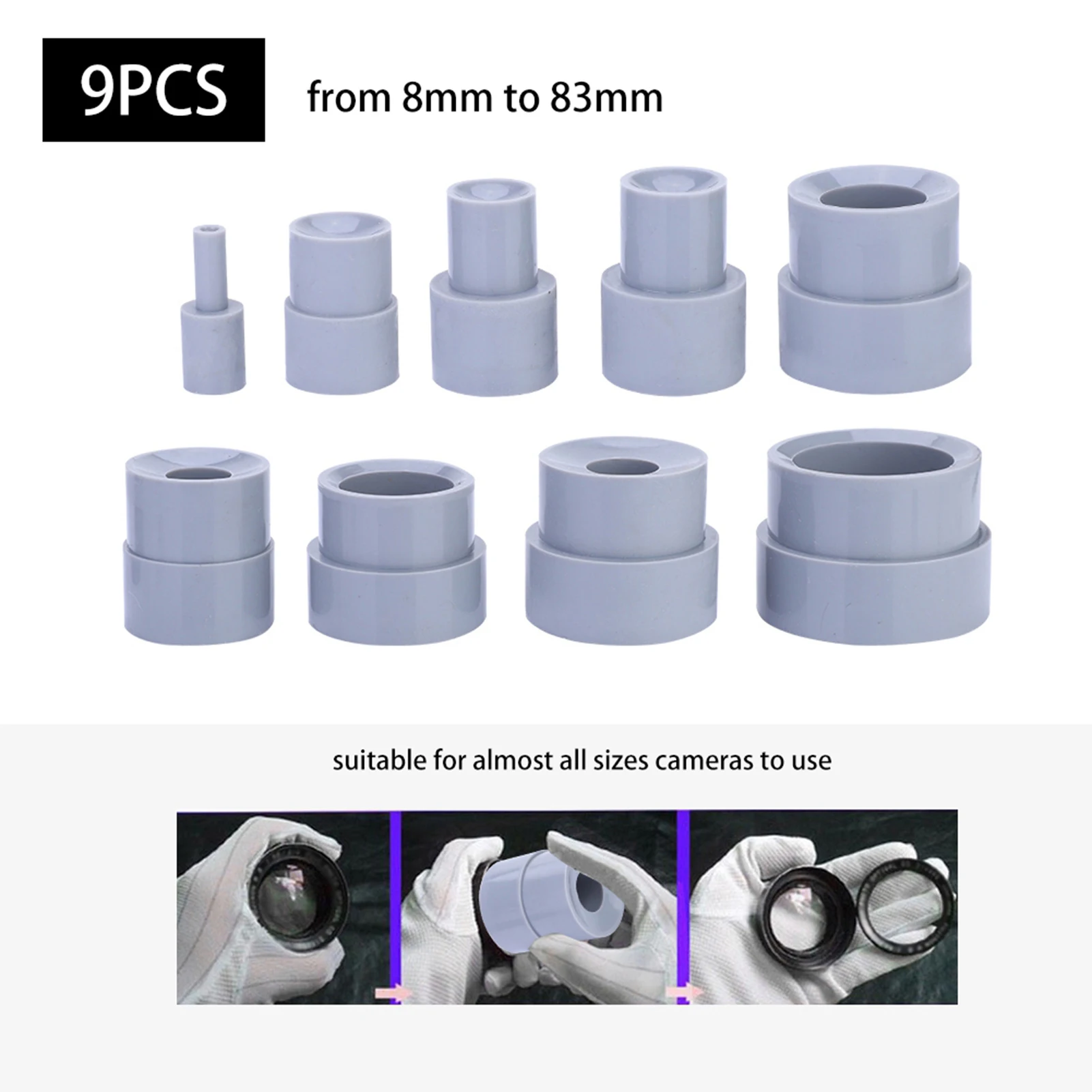 Camera DSLR Lens Repair Tool  8-83mm Lenses Removal Rubber Accessory Lens Remove  Rubber Camera Lens Remove Tool