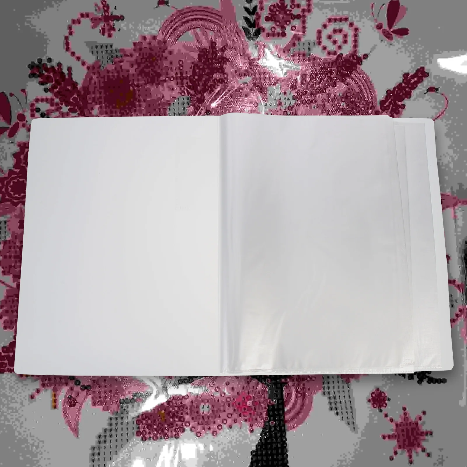 

Plastic File Folder A4 Paper ganizer Portable Receipts Folder Documents ganizer Transparent Storage Pouch Stylish Office School