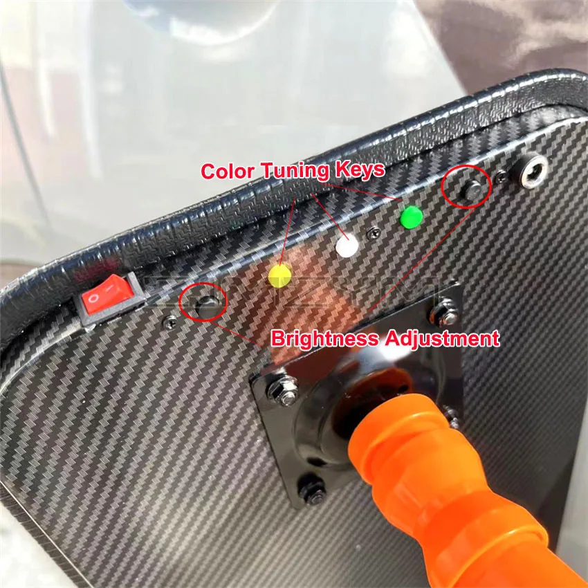 9 LED Car Dent Repair Lamp 3 Strips Line Board Paintless Dent Repair Tool With 18V 6.0Ah Battery