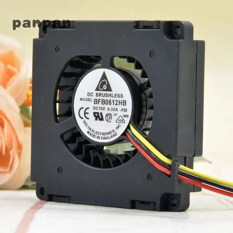 New CPU Cooling Fan for Delta BFB0612HB 6CM 6015 12V 0.32A Integrated Centrifugal Turbine Fan 60x60x15mm