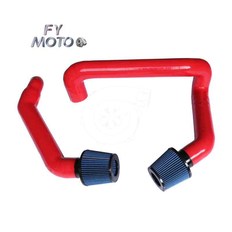 

Red Front Mount Intake for 2020+ BMW G80 M3 G82 M4 S58 3.0TT Silicone Material with Wire Reinforce Inside