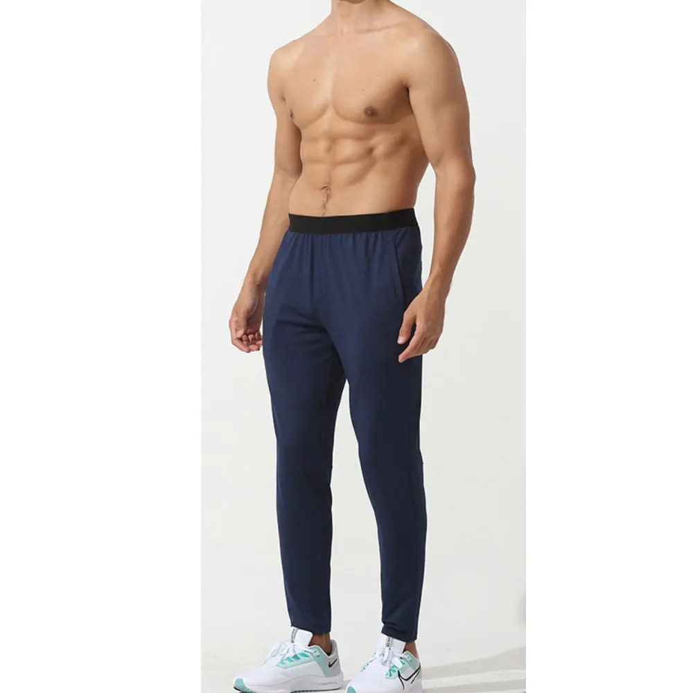 

Брюки для бега для фитнеса на открытом воздухе с задним карманом на талии для тренировок, мужские тренировочные брюки на флисовой подкладке на осень-зиму