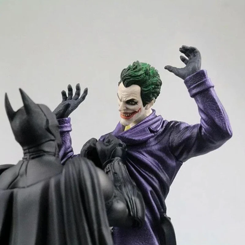 Batman VS Joker Action Figure Arkham Collection Model Toys Comic Anime Bruce Wayne Joker Figurine With Base Big Statue