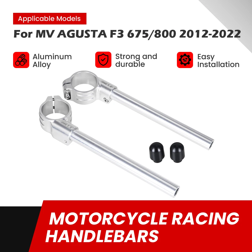 

One.k.s High Quality 50MM Motorcycle Handlebar Clip-Ons Fork Handle Bars For MV AGUSTA F3 675/800 2012 - 2022
