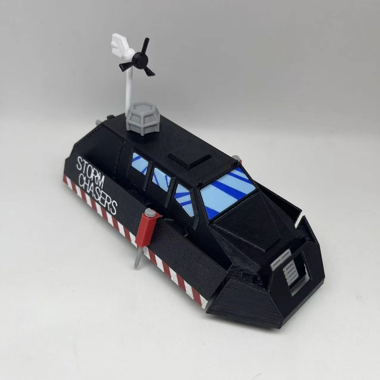 Tornado Intercept Vehicle Model Movable Liftable Storm Chaser Diecast Car Collectible Toy For Kids Adults Fans Birthday Gift