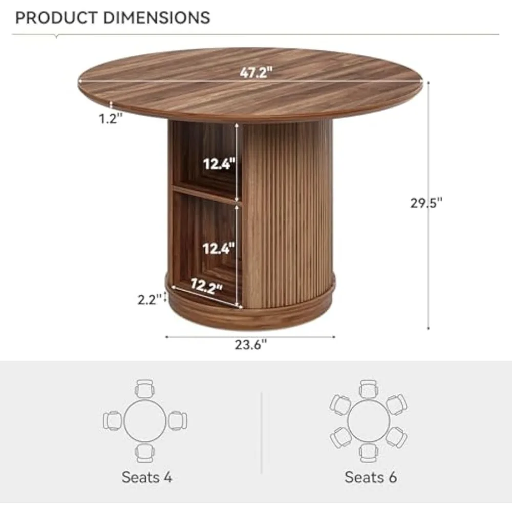 Set Meja Sarapan Kayu Solid Gaya Industri dengan 3 Bangku Empuk untuk Penggunaan Di Rumah