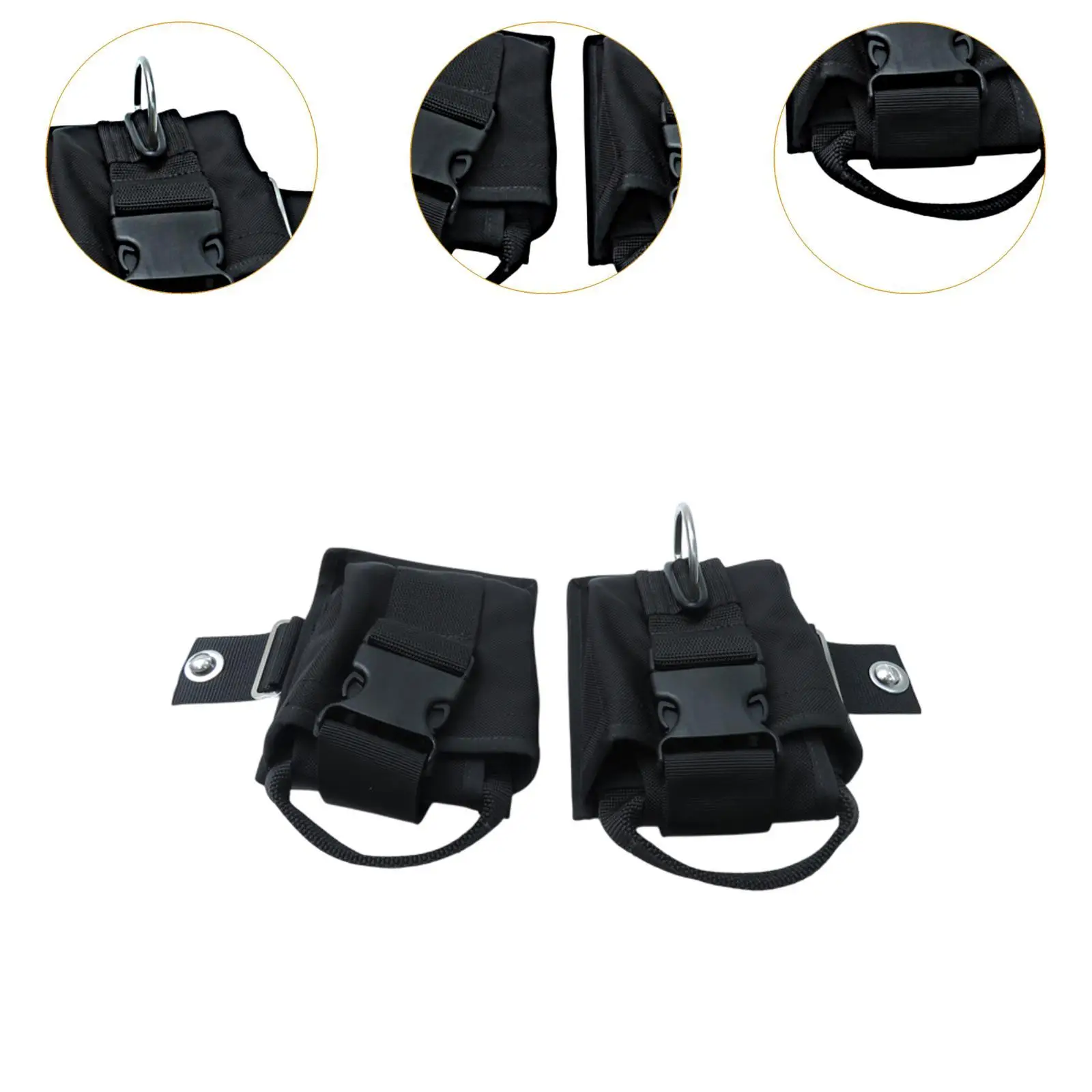 الغوص حزام الوزن جيوب الغوص أكياس الوزن التخزين الإفراج السريع النايلون الرياضات المائية موازنة أكياس أصحاب