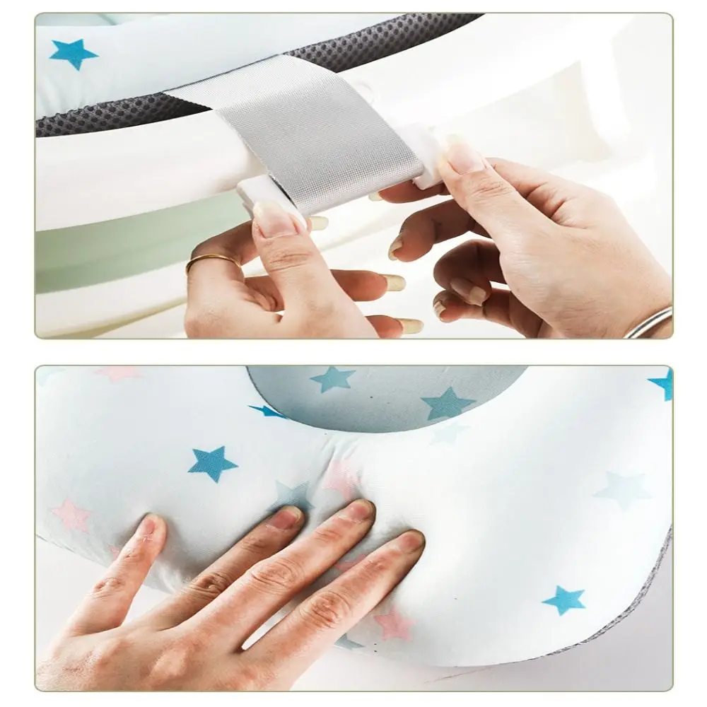 Cushion Mat Soft Newborn Chair Shelf Bathtub Pad Portable Bathtub Cushion Seat Bath Seats Baby Bath Pad view 4