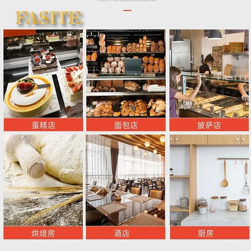 Commercial large-capacity one-two-three-layer four-six-plate cake baking timing electric oven