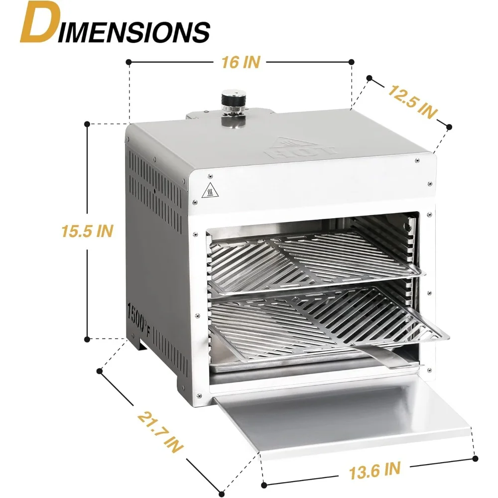 Gril à steak électrique, gril à steak à cuisson rapide en acier inoxydable résistant à 1500