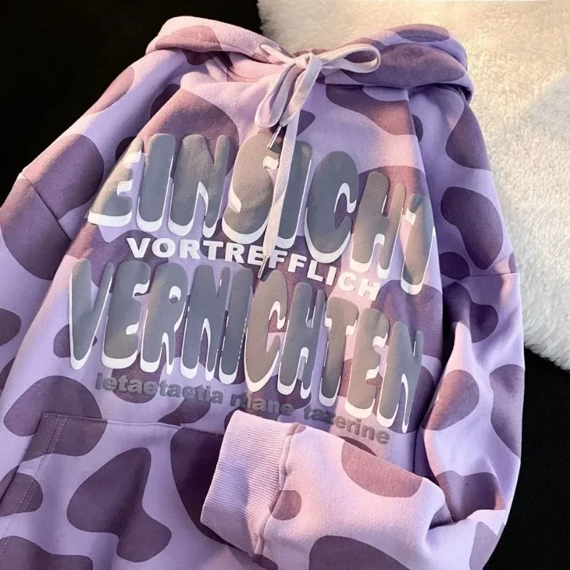 Korean Women's Hoodies Sweatshirts Streetwear Teens Clothes Harajuku Couples Women Autumn Tops Hip Hop Fashion Men's Clothing
