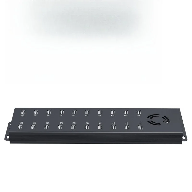 Industrial-grade 20-port USB hub, hard drive expansion charging