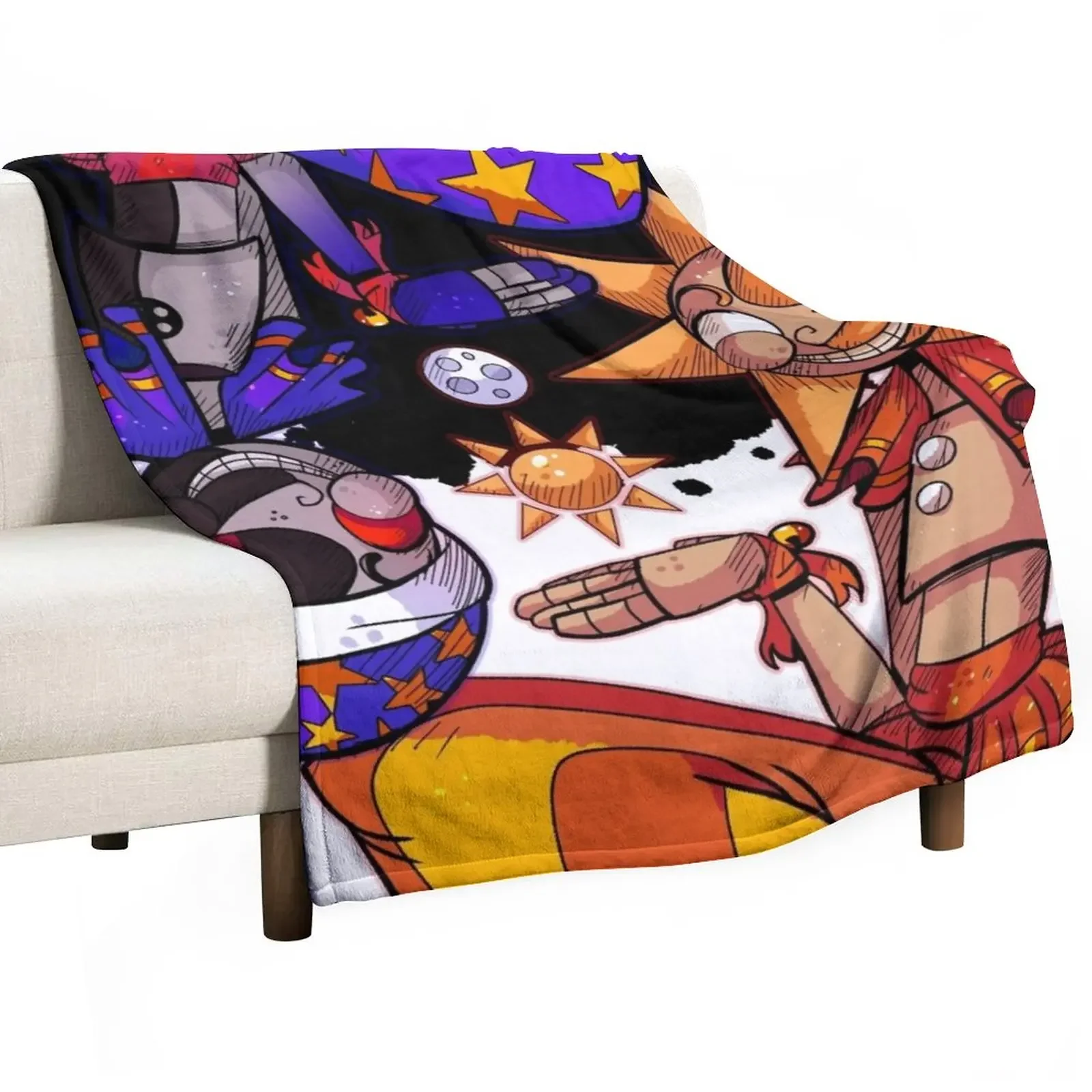 

Sun/Moon Throw Blanket Flannels Luxury Blankets