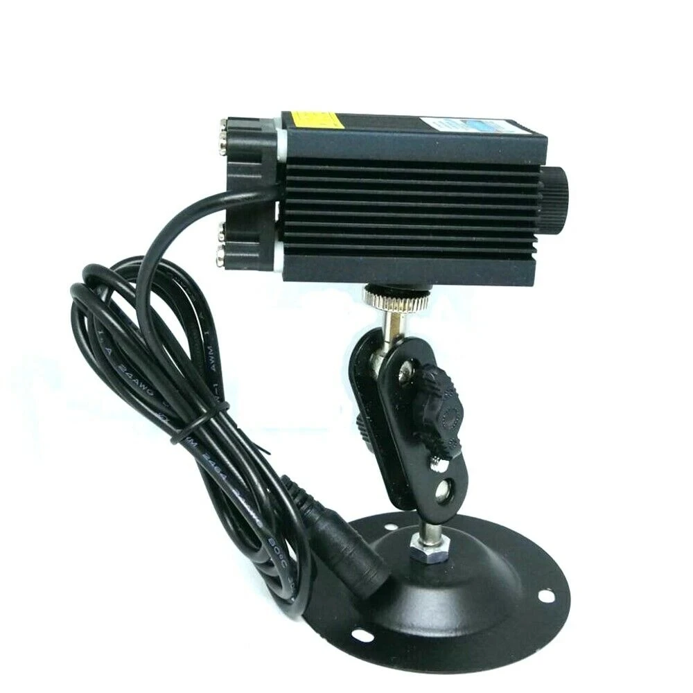 High Power Focusable 450nm 1W/1.6W/2.5W/4W Blue Laser Engraving Module With 12V Adapter & Locator Holder