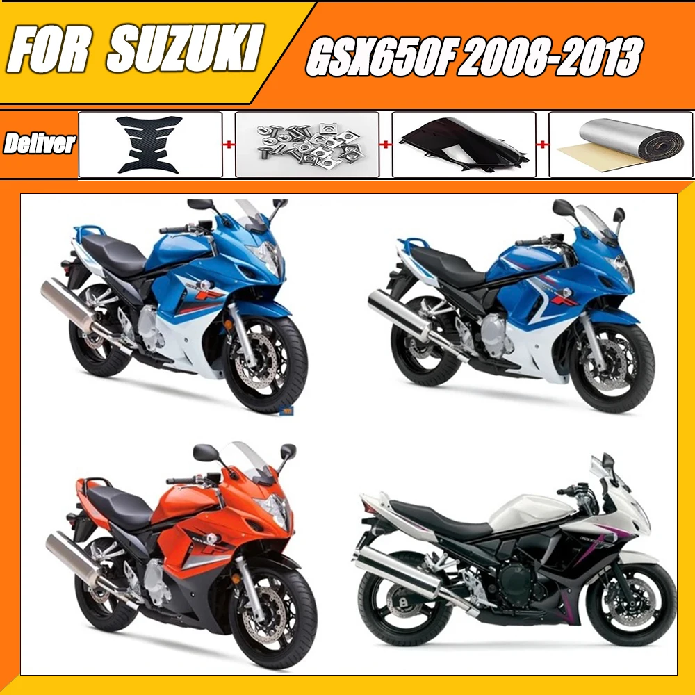 Fit for Katana GSX650F 2008 2009 2010 2012 Motorcycle Accessories ABS Fairing Set Bodywork Kit GSX 650F GSX 650 F 2011 2013