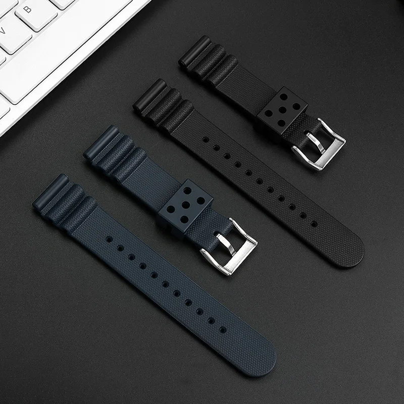 Suitable For Seiko PROSPEX ancestor mm series replica SLA017J1 SLA039J1 silicone rubber watch strap 20mm 22mm