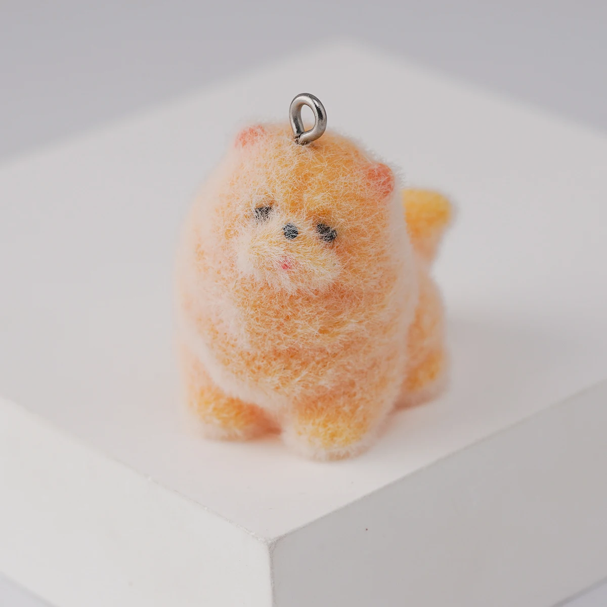 20pcs 3D Plush resin Animal Charms Cartoon cute puppy Pendants for Bag keychain DIY crafts Jewelry Accessories Supplies