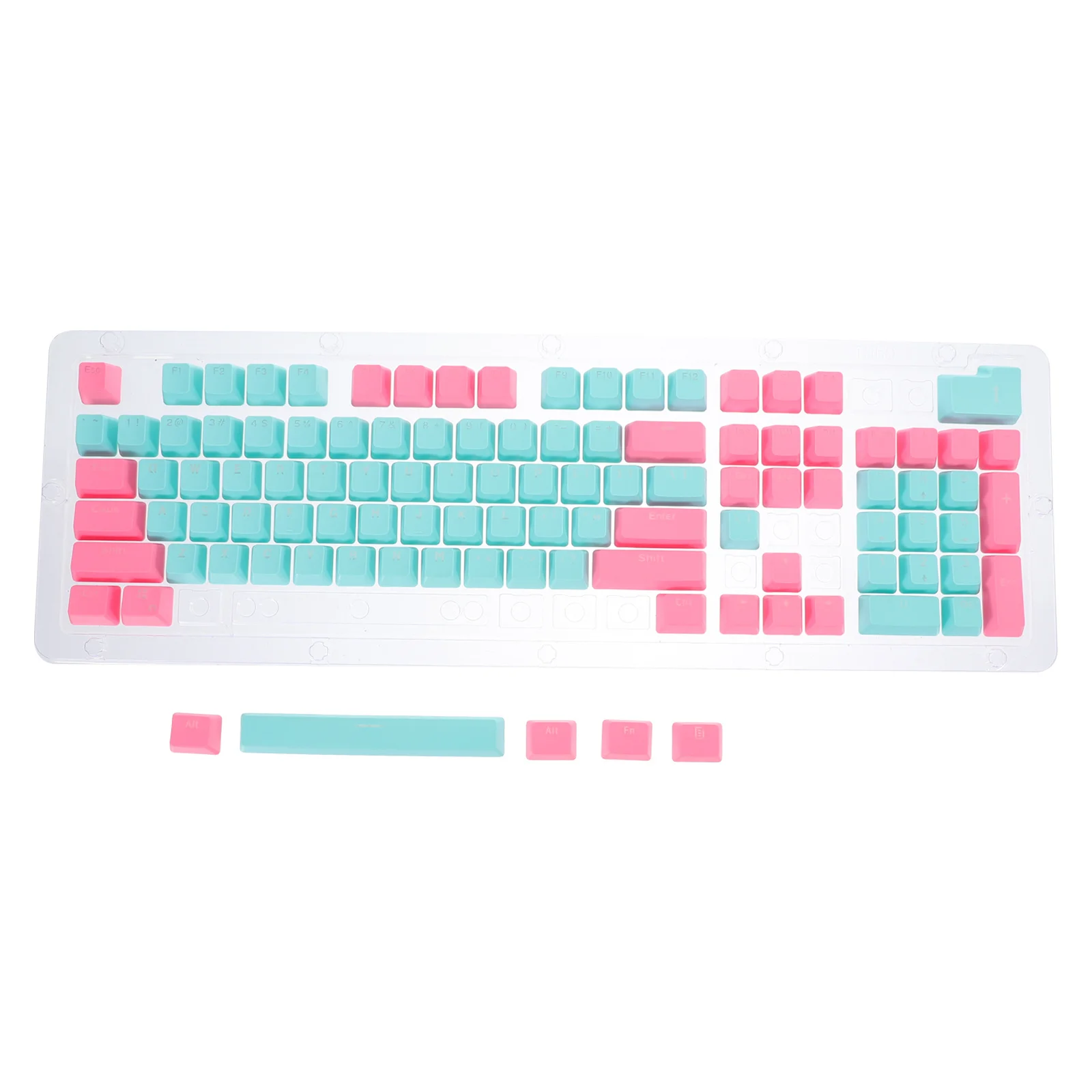 

1 set Pbt Key Caps Mechanical Keyboard Replacement Durable Decorative Computer Keycaps Ergonomic Design For Long Typing