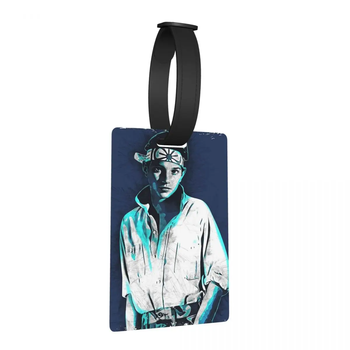 

Ralph Macchio - Karate Kid Luggage Tags Suitcase Accessories Travel Fashion Baggage Boarding Tag Label Holder ID Name Address