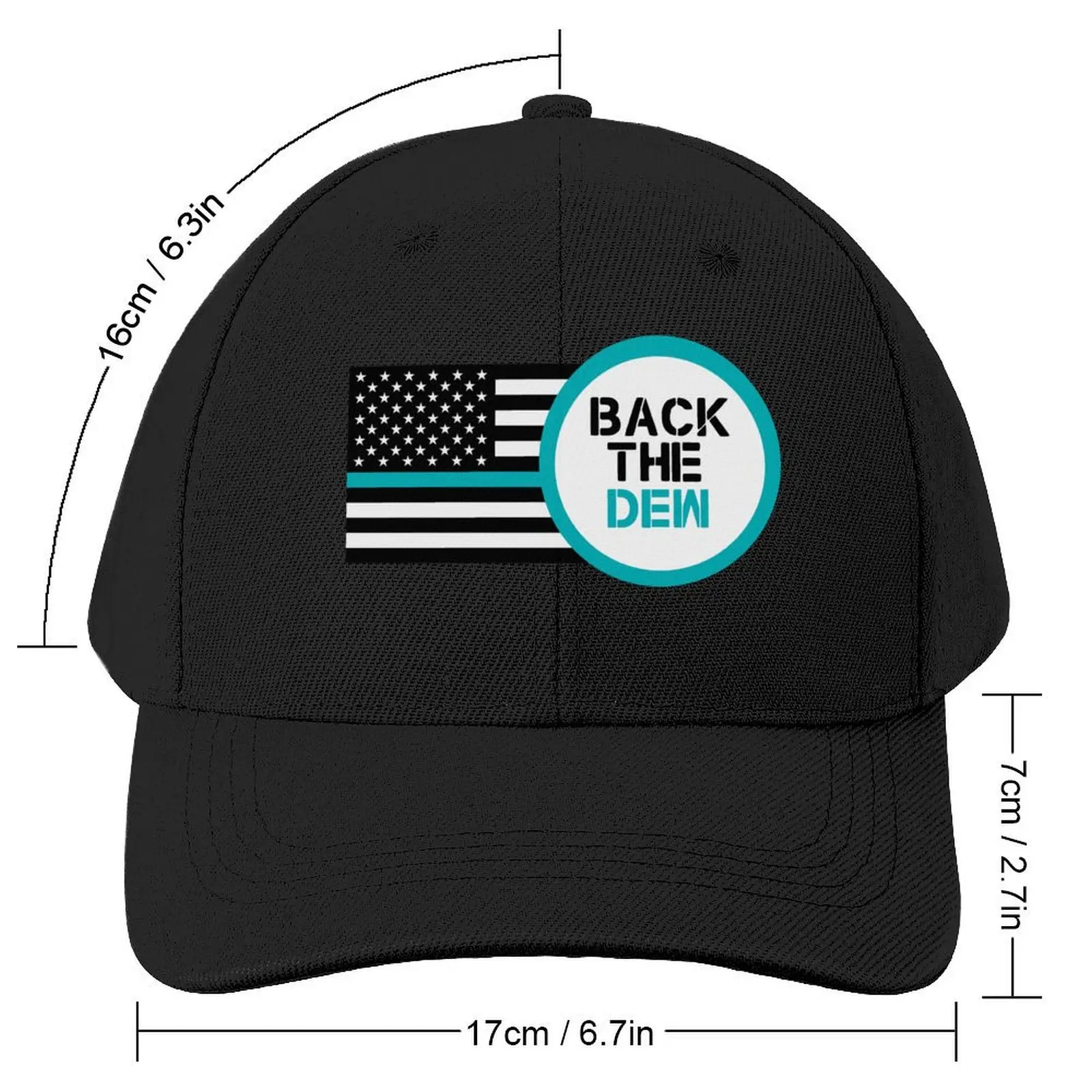 Back the Dew | Baja Blast Pride | Thin Dew Line Baseball Cap dad hat Beach Outing Women's Hats For The Sun Men's