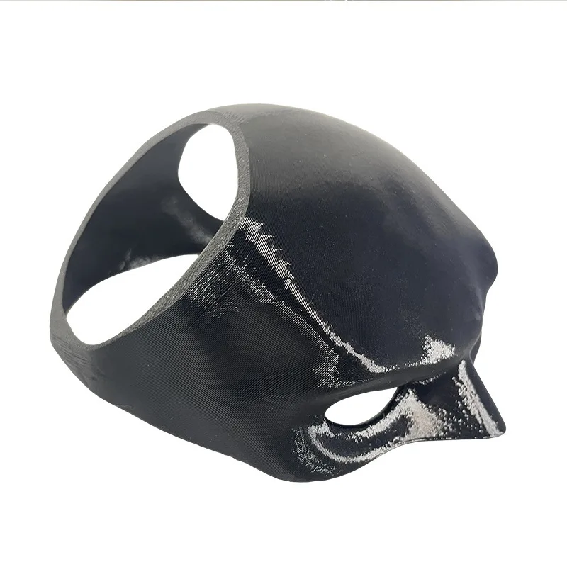 Creative Cat Batman Headset Mini Pet Decoration Handsome Half Face Cat Mask Helmet With Diverse Styles For Fun view 5
