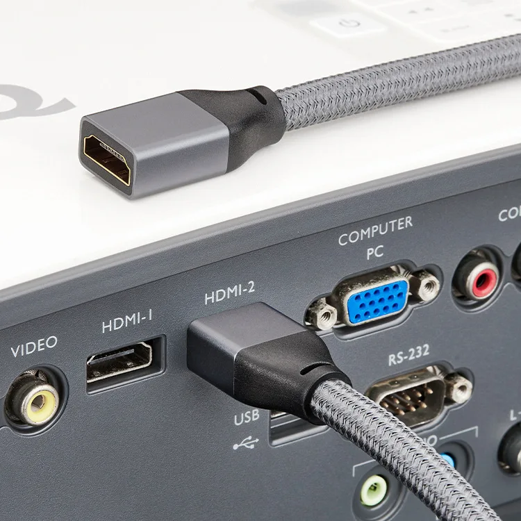 HDMI HD Data Cable 2.1 Hd Extension Connection Male To Female 8K Pure Copper Computer Tv Projection Hdmi Cable