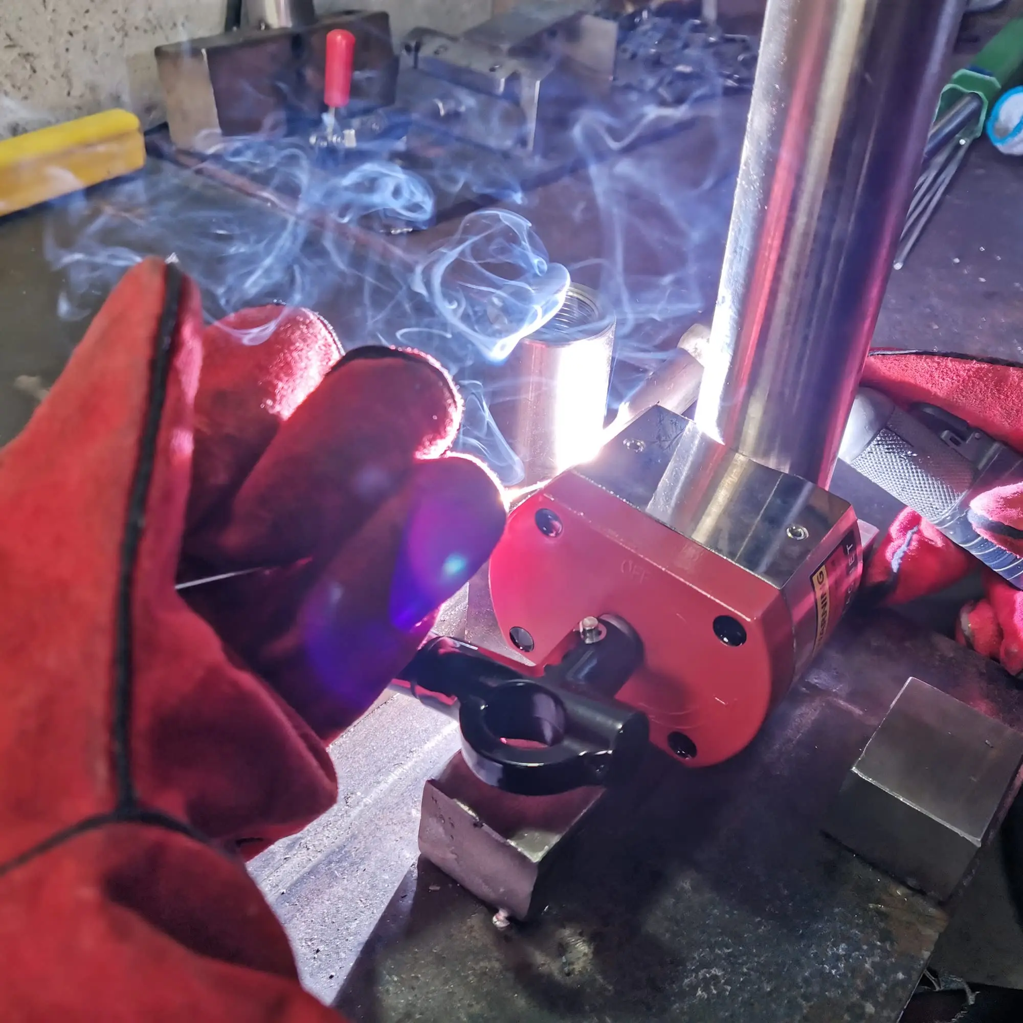 Imagem -05 - Forte Magnético Praça Braçadeira Suporte para Kit de Soldagem Ligar e Desligar Ímã de Soldagem Ferramentas Suprimentos e Acessórios 660 Lbs