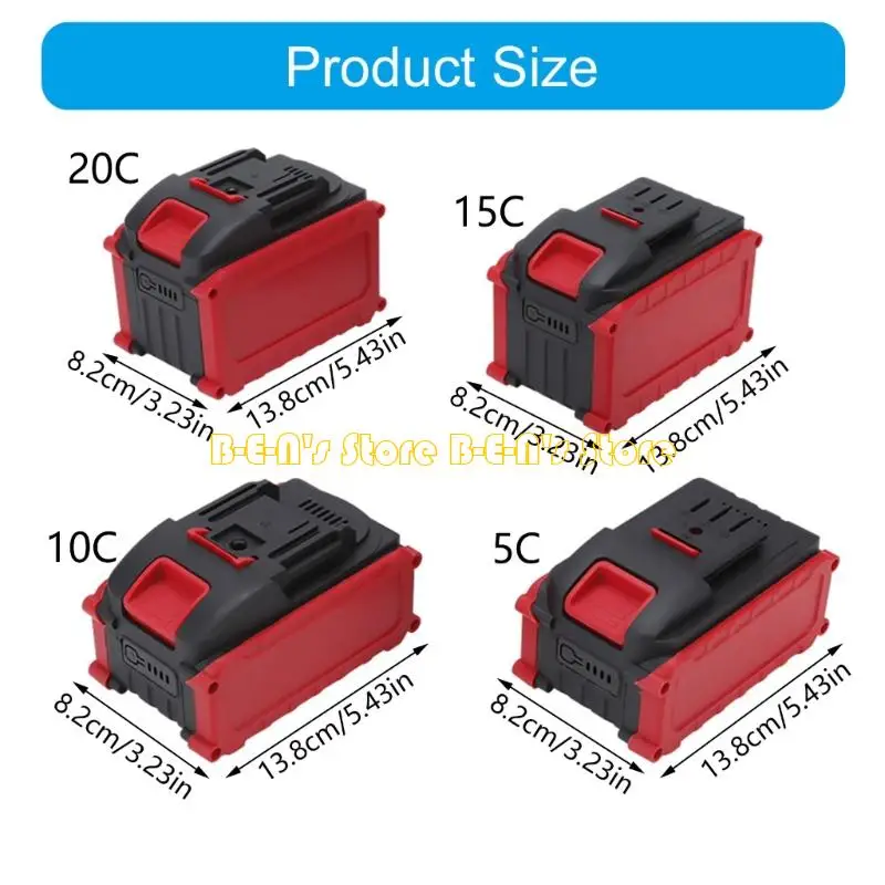 Y1AD Complete 21700 Battery Pack Assembly Including Safety And Insulation Paper 5/10/15/20 Slot Screwdriver Drill Battery
