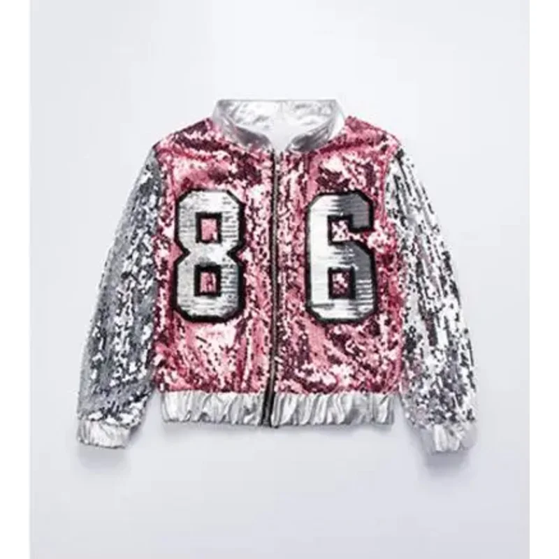 Crianças lantejoulas hip hop roupas para meninas jaqueta colheita regatas camisa shorts jazz dança traje de salão dança streetwear