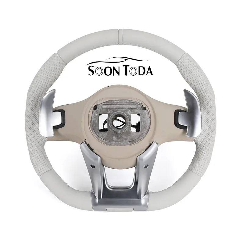 Full Leather High Grade Steering Wheel, Premium Auto Replacement Parts Fits W205 CLS W218 GLA45 CL W216 CL500 CL550 CL63 C43 C63 view 2