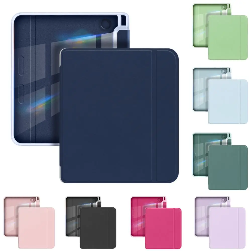 Auto Sleep Wake E-Reader Case Magnetic with Pencil Slot Protective Case Acrylic for KOBO Libra Color/2 7 inch 2024 Released