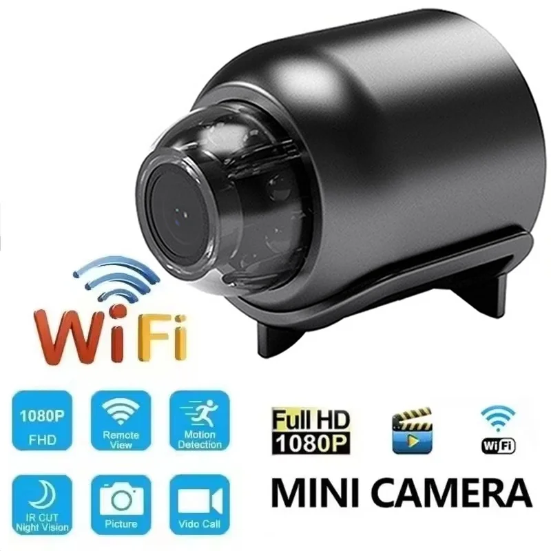 Mini Camera 1080P HD Clear Night Vision Wireless Monitoring Camera Motion Detection Wireless WiFi Surveillance Camera Cam Night