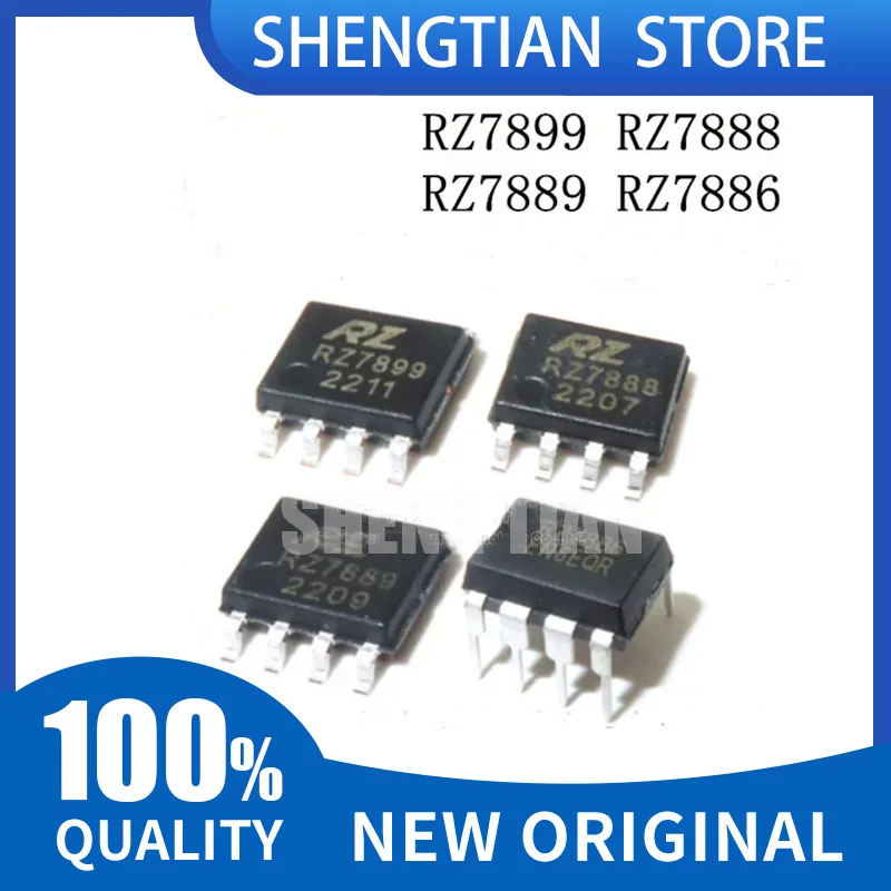 10/PCS New Original RZ7888 RZ7889 RZ7899 SOP8 RZ7886  DIP8 Two-way DC motor drive circuit chip In Stock