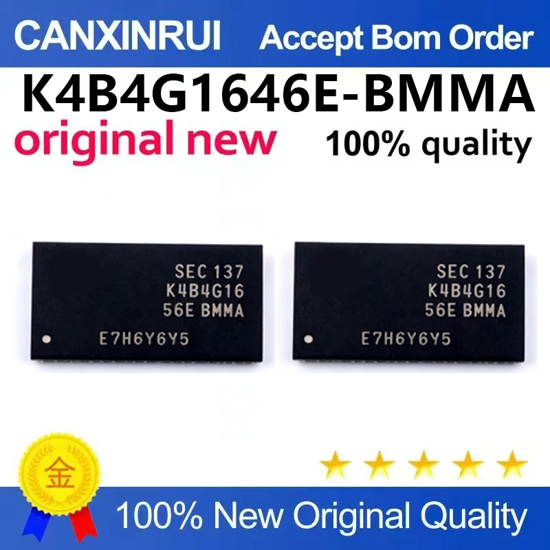 （5pcs-100pcs）Brand new original K4B4G1646E-BMMA packaged FBGA96 DDR3 SDRAM memory chip