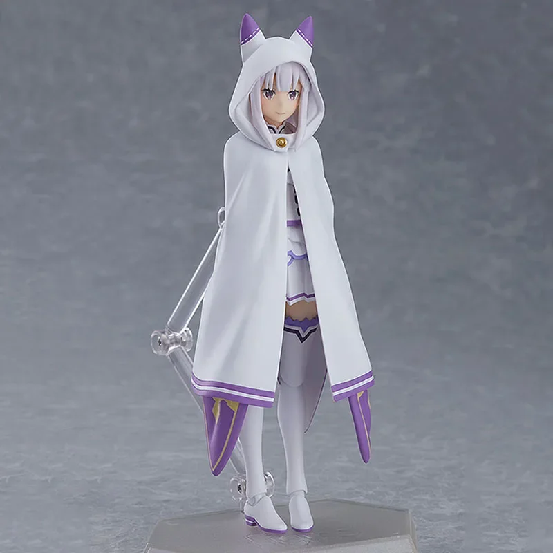 Goods in Stock 100% Original Max Factory Figma Emilia 419 Anime Statue PVC Model