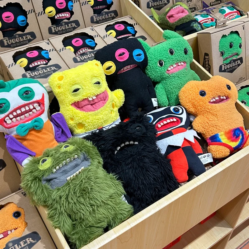 

Оригинальный Fuggler Teeth Monster, плюшевая кукла Funk Teeth Treasure Ugly Monster, забавная игрушка, шорты, плюшевая кукла для подарка на день рождения ﻿