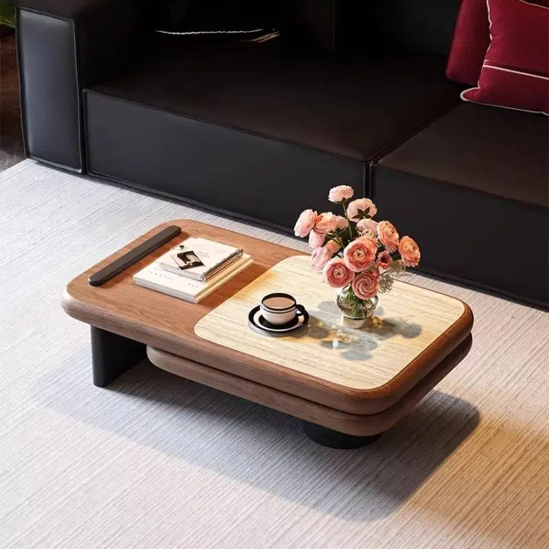 

Black European Multifunction Apartment Coffee Tables Designer Luxury Living Room Coffee TablesFurniture