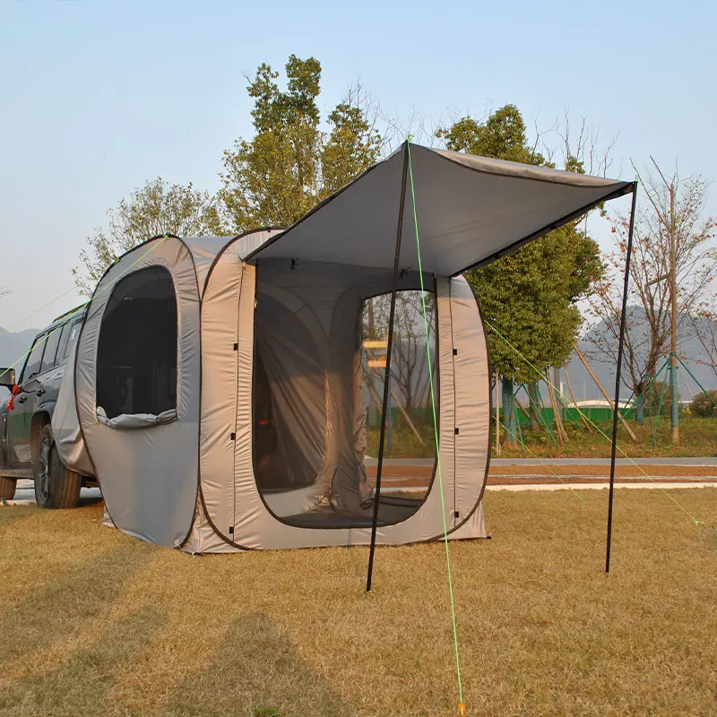 Car Tent Protect People From The Sun, Rain, Or Wind,Pop-Up Camping Tent Offer Shade For the Beach Trips or During Park Picnics,