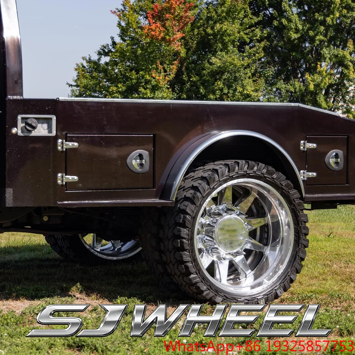 SJ 6061-T6 Forged Dually Wheels 20x8.25 22x8.25 24x8.25 8x6.5 8x170 8x180 Custom Dually Rims for  Super Duty Dodge Ram