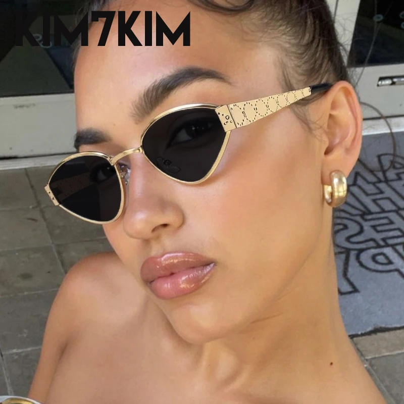 

Vintage Oval Frame Sunglasses Women 2025 Luxury Brand Fashion Sexy Cat Eye Sun Glasses For Ladies Outdoor Eyewear UV400 Shades