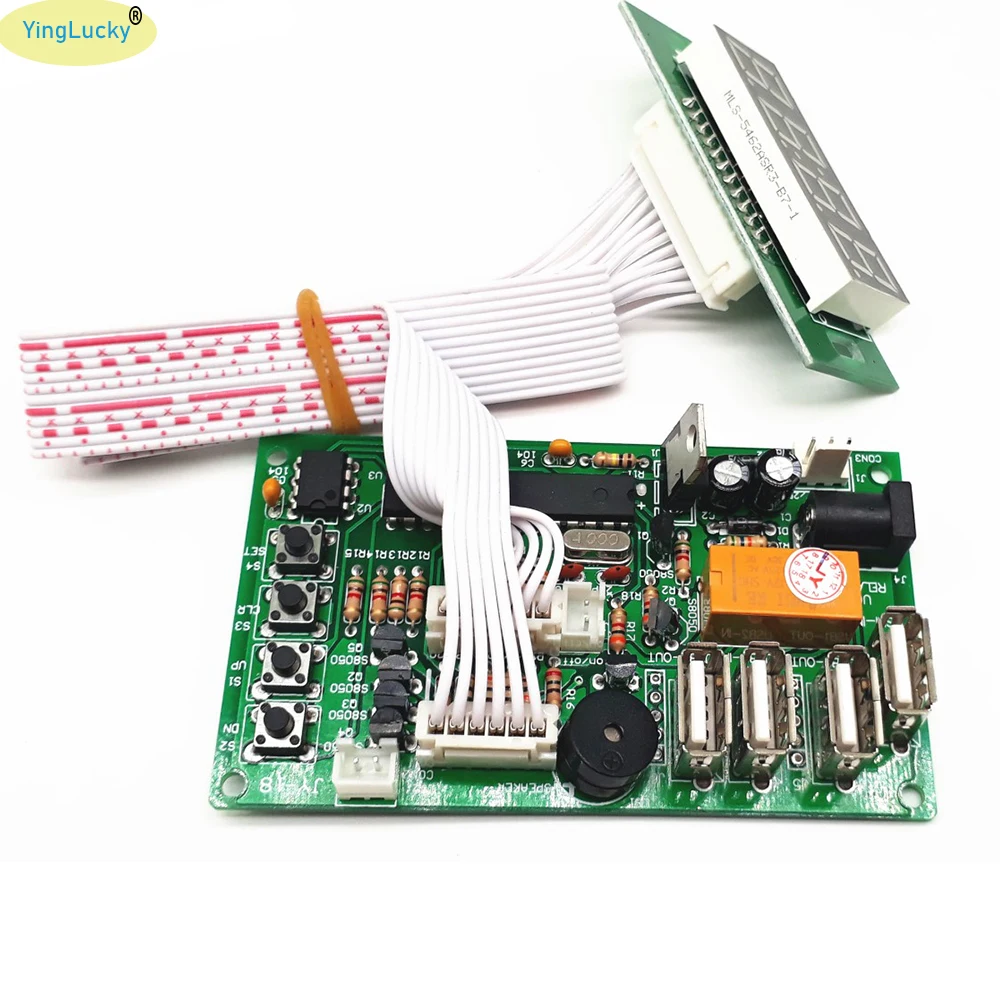 USB Time Control PCB Time Control PCB Timer Board With USB For Coin Operated USB Devices Vending Machine Timer CH 18