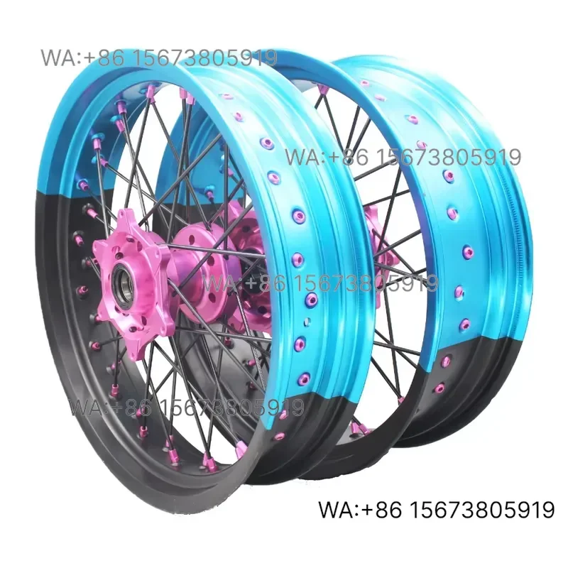 Para Wmwmnu Conjunto de Rodas e Acessórios de Alta Qualidade para Motocicletas Supermotard SXF EXC 350 125 200 250 450 SX
