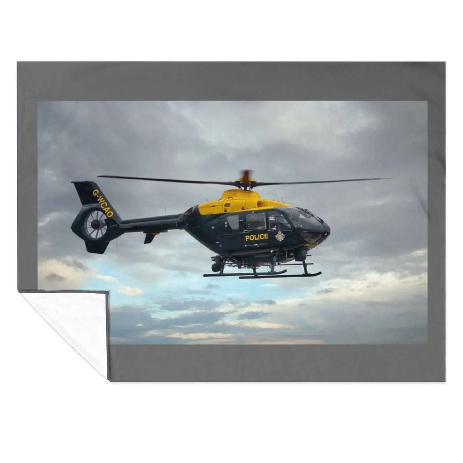 

Police Eurocopter EC135T2 Throw Blanket Decorative Sofa Thins Tourist Flannel Blankets